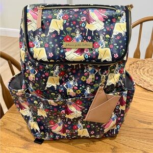 Petunia Pickle Bottom Snow White Floral Backpack